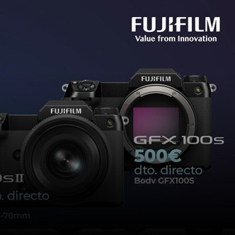 Descuento directo hasta -800€ en cámaras GFX