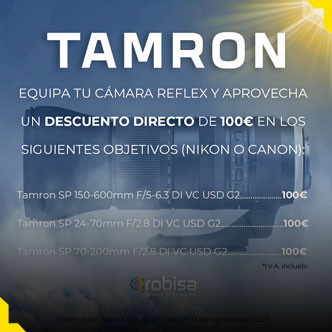 [FINALIZADA]  Descuento Directo de 100€ en objetivos Tamron