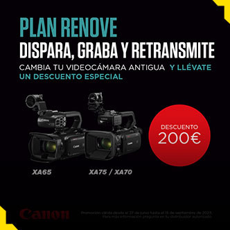 Plan Renove Verano Canon 200€